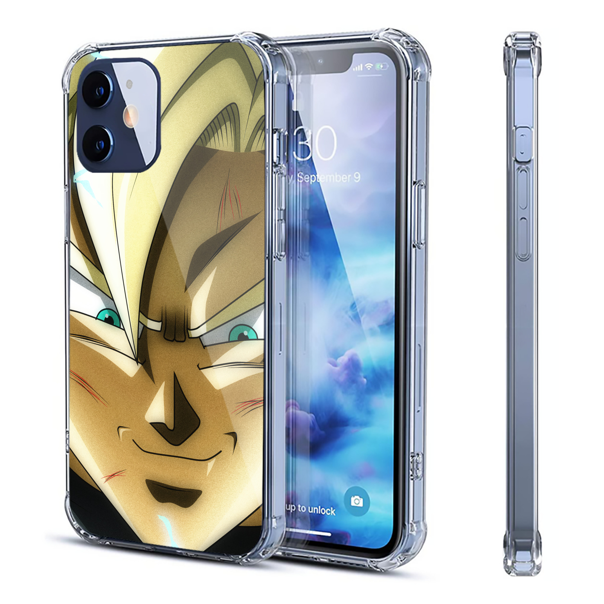 （画像用） ドラゴンボール DRAGON BALL 【iPhone 12シリーズ対応】透明スマホケース（クリアソフトケース）
